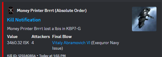Premium Kill Notification Example